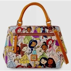 Disney Dooney & Bourke Disney Parks Animators Princess Satchel Handbag *RARE*